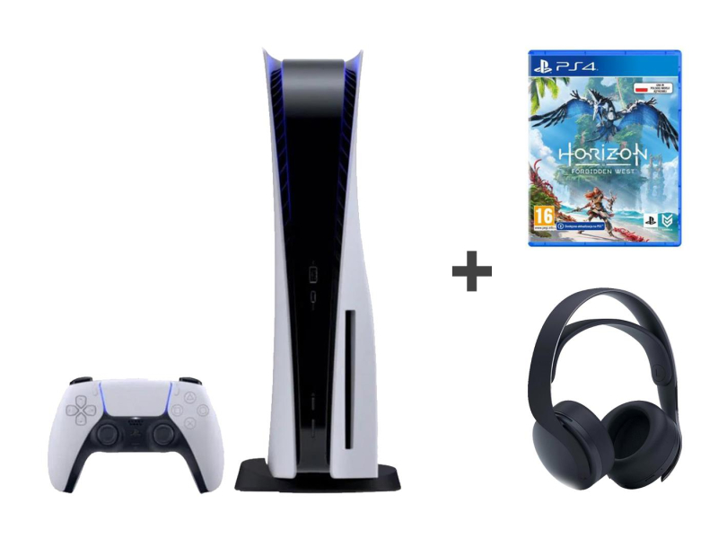 Sony Playstation 5 H.F.W. + Wireless Headset Black
